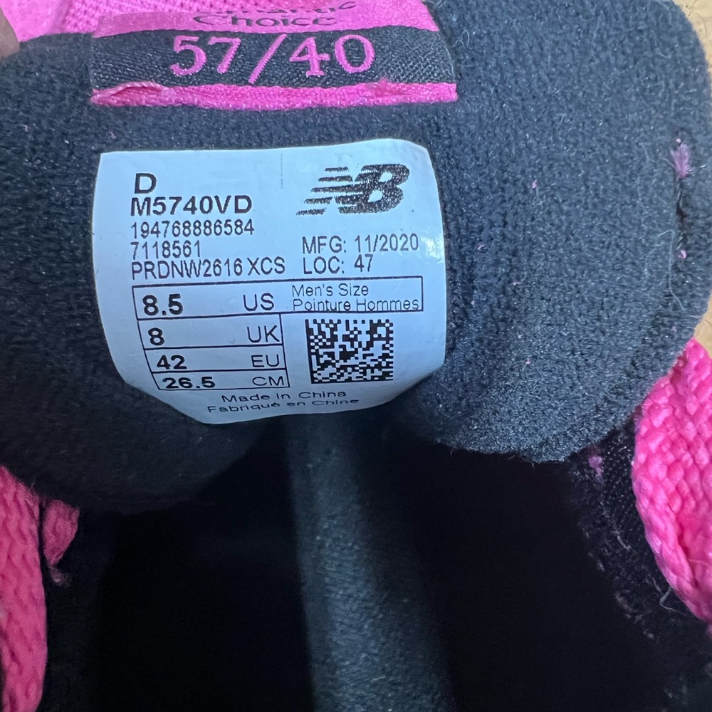 New Balance the romantic choice 57/40 men’s 8.5 athletic shoes sneakers - Picture 3 of 11